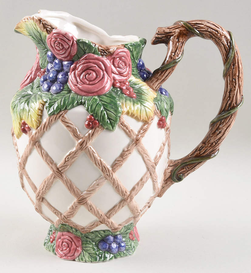 Rose Garland 72 Oz Pitcher by Fitz & Floyd-1