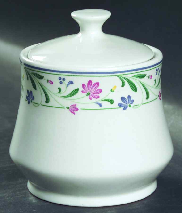Brandywine (White Background) Sugar Bowl & Lid by Farberware-1