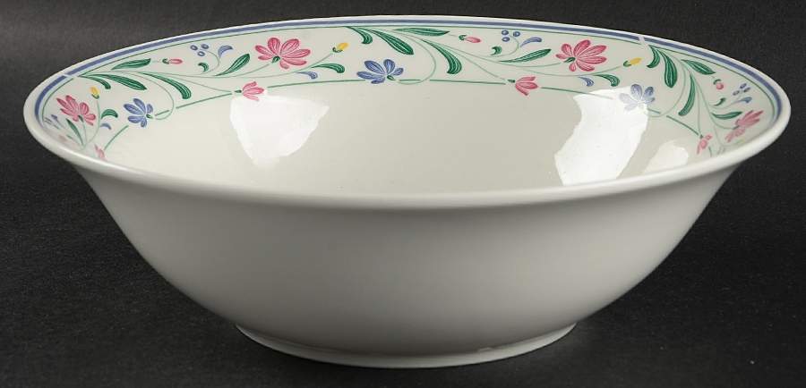 Brandywine (White Background) 9" Round Vegetable Bowl by Farberware-1
