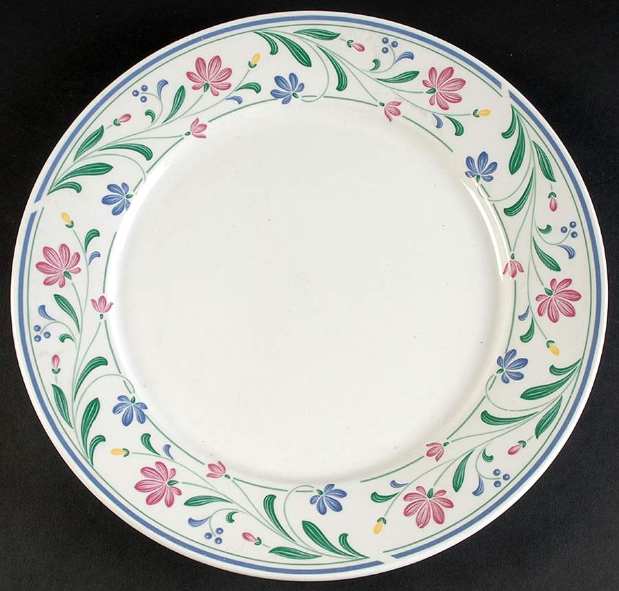 Brandywine (White Background) 12" Chop Plate (Round Platter) by Farberware-1