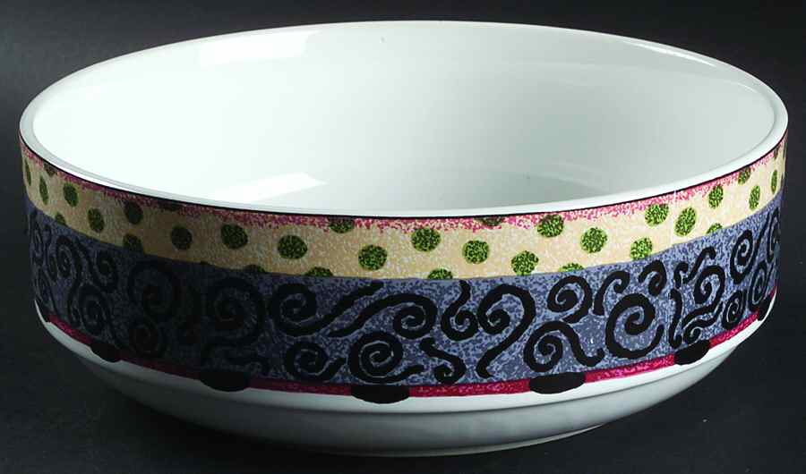 Confetti 9" Round Vegetable Bowl by Furio-1