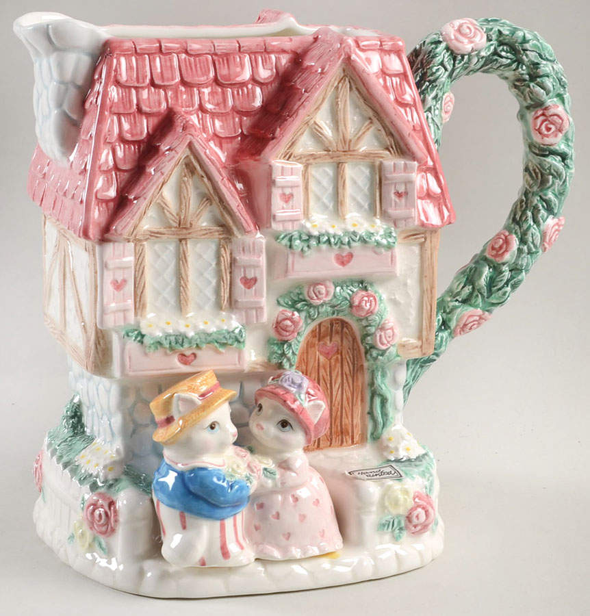 Kitty Kottage 64 Oz Pitcher by Fitz & Floyd-1
