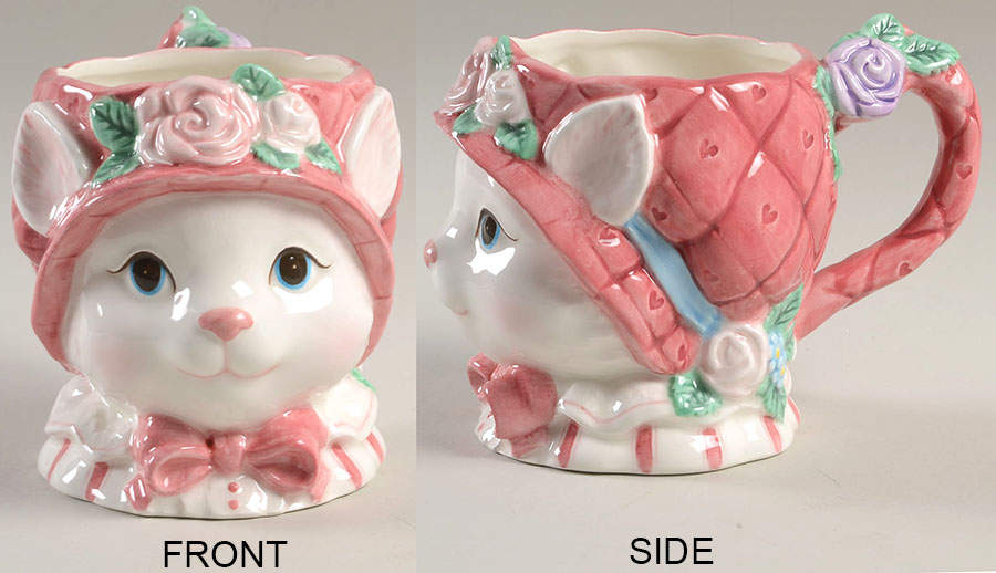 Kitty Kottage Mug by Fitz & Floyd-1