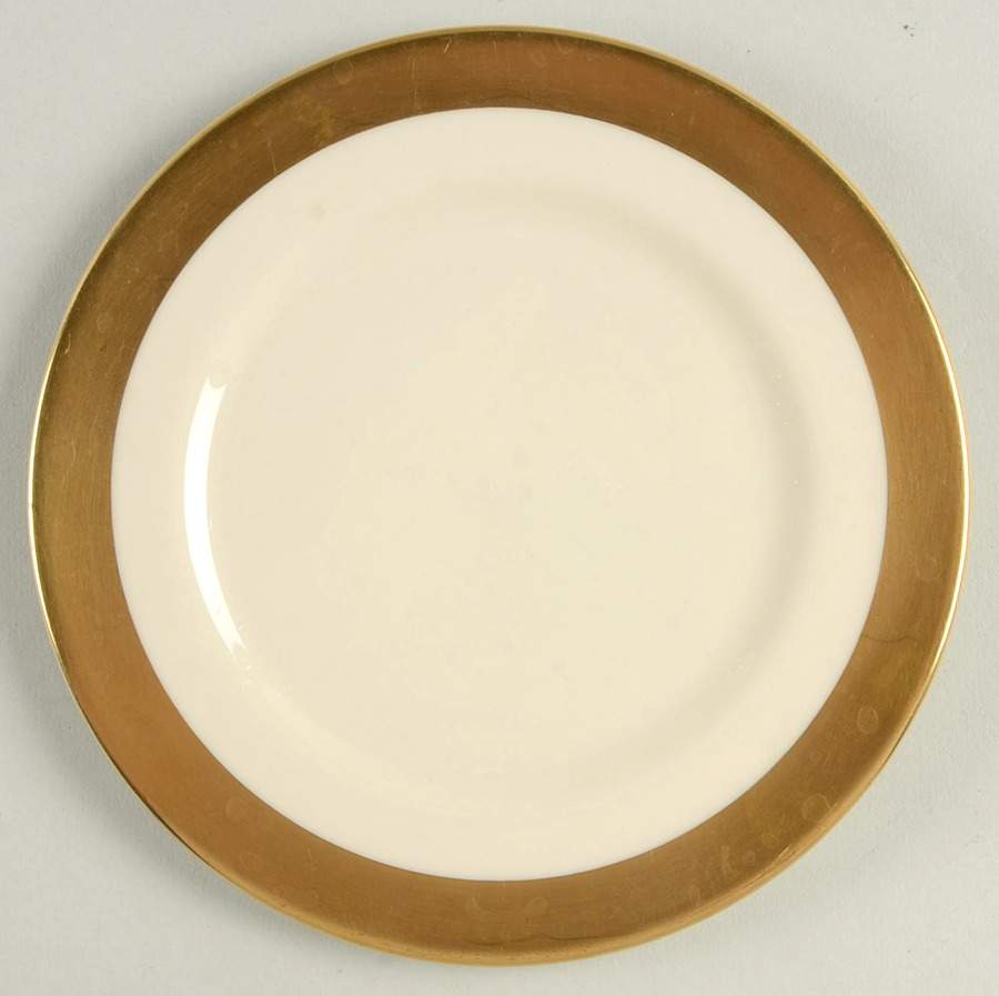 Marlo (Gold Trim, Rim, No Verge) Bread & Butter Plate by Flintridge-1