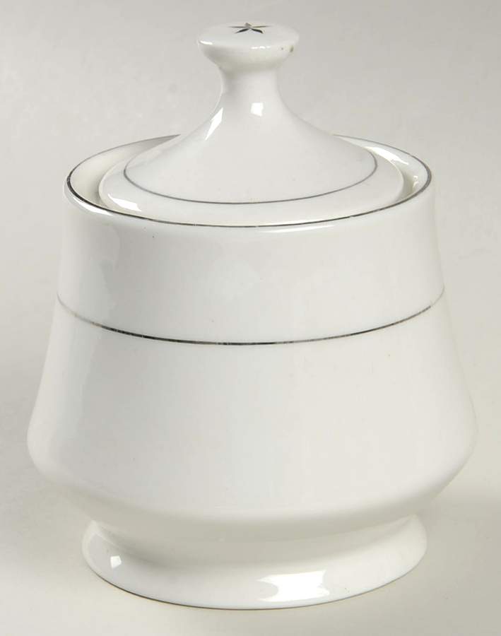 Simplicity Platinum Sugar Bowl & Lid by Farberware-1
