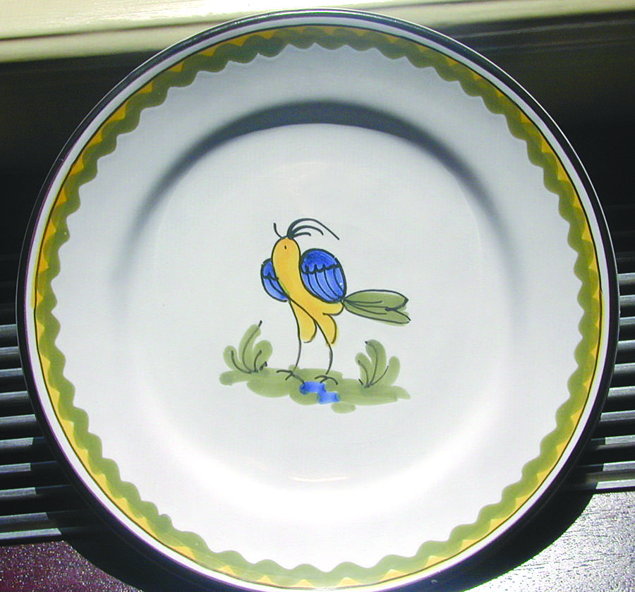 Toscan Dinner Plate by La Verrerie de Biot-1