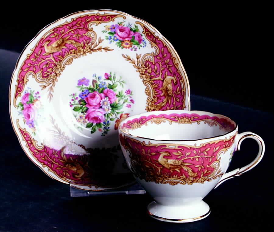 Montrose Footed Cup & Saucer Set by Foley-1