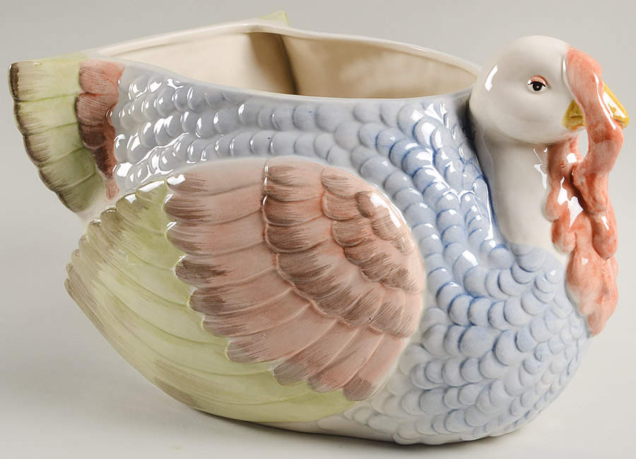 Turkey Time Tureen No Lid by Fitz & Floyd-1