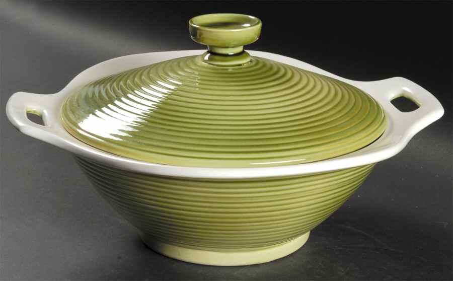 FLS1 Round Covered Vegetable by Florence Ceramics-1