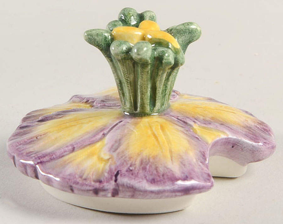 Tulip Swan Lid for Sugar Bowl by Fitz & Floyd-1