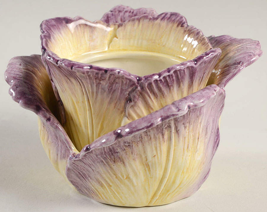 Tulip Swan Sugar Bowl No Lid by Fitz & Floyd-1