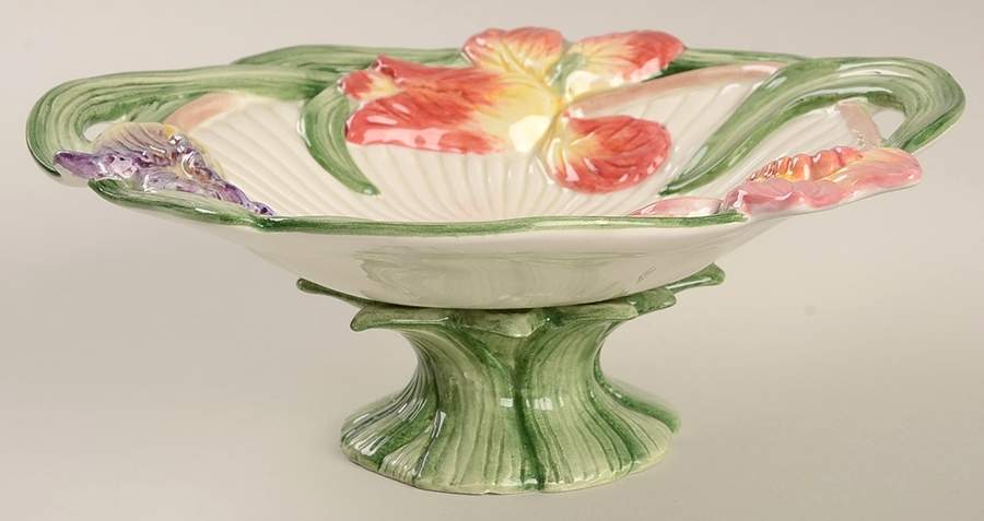 Tulip Swan Round Compote (Height X Width) by Fitz & Floyd-1