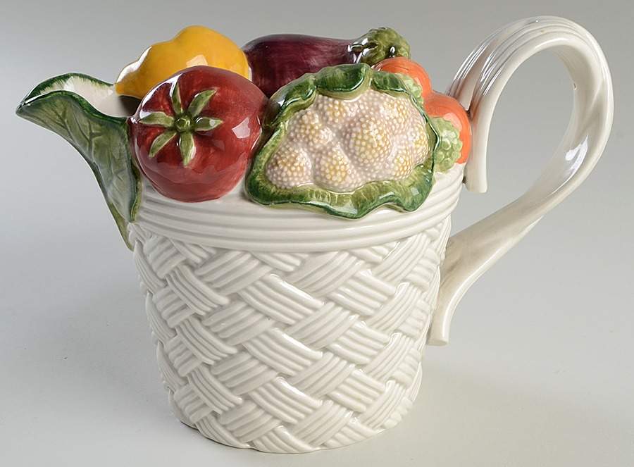 Vegetable Garden Basket 56 Oz Pitcher by Fitz and Floyd-1