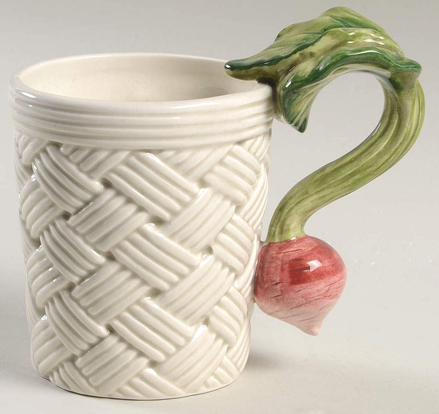 Vegetable Garden Basket Mug by Fitz and Floyd-1