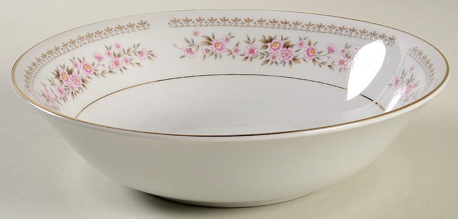 French Garland 9" Round Vegetable Bowl by Fine China of Japan-1