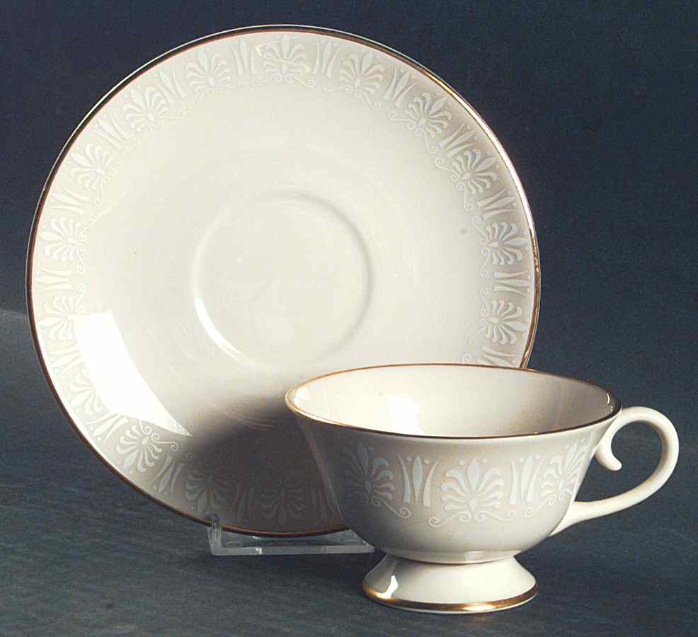FL29 Footed Cup & Saucer Set by Flintridge-1