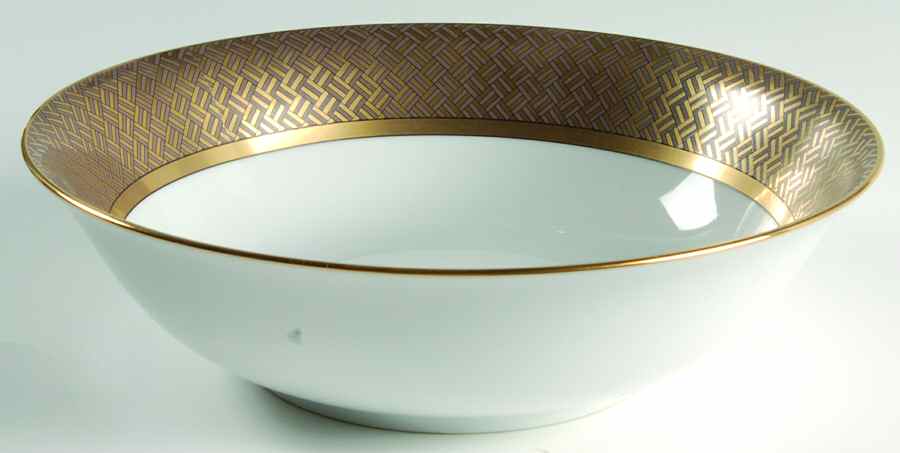 Damascene II 9" Round Vegetable Bowl by Fitz & Floyd-1