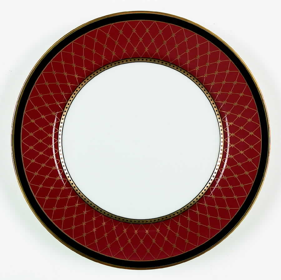 Chaumont II Cinnabar Salad Plate by Fitz & Floyd-1