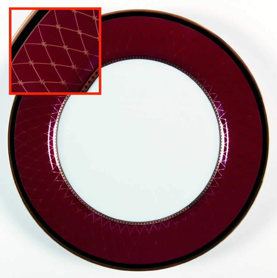 Chaumont II Cinnabar Dinner Plate by Fitz & Floyd-1