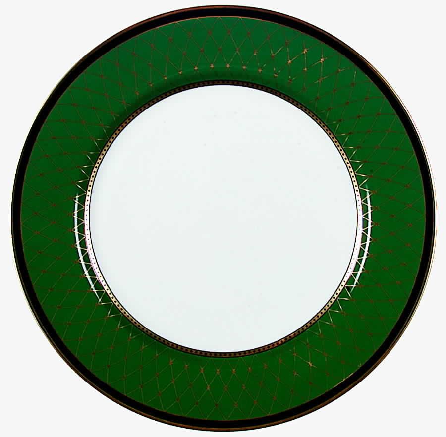 Chaumont II Teal Green Dinner Plate by Fitz & Floyd-1