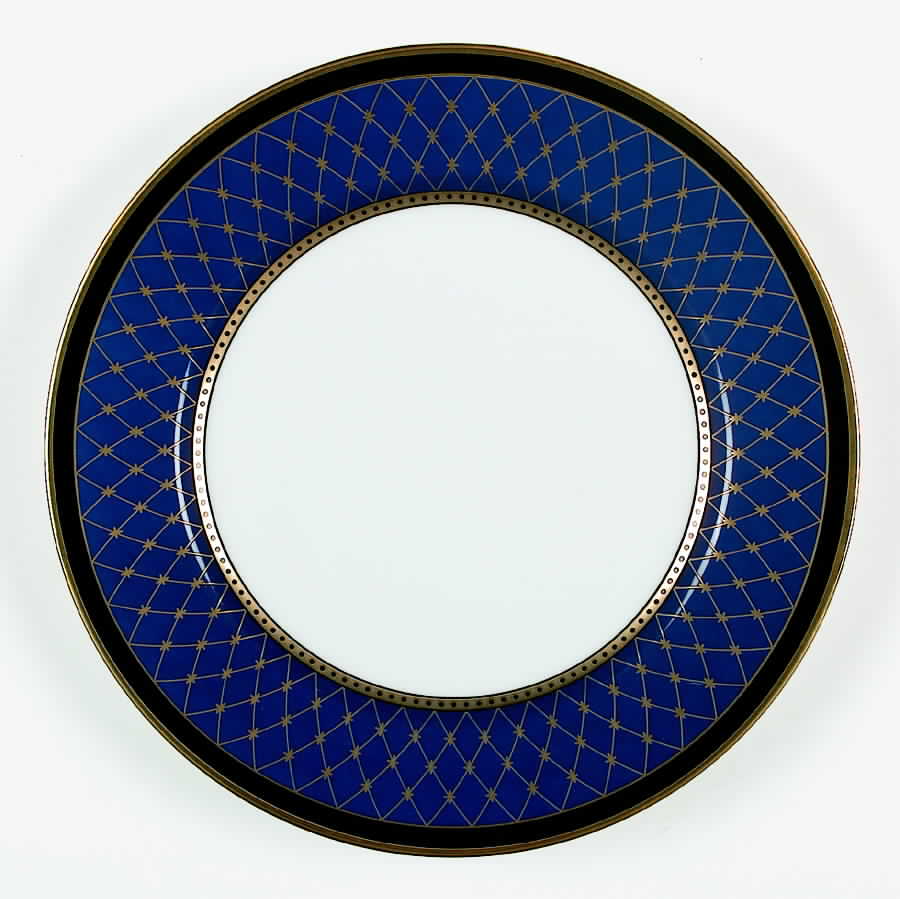 Chaumont II Lapis Blue Salad Plate by Fitz & Floyd-1