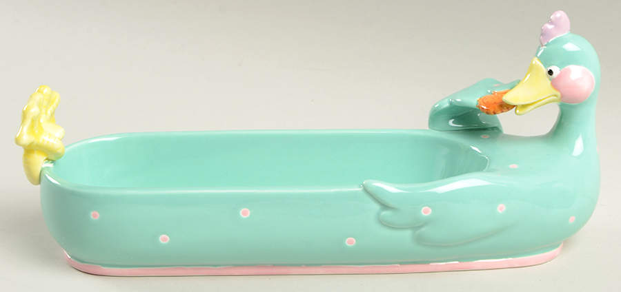 Fantasy Fair Cracker Server-Boat by Fitz & Floyd-1