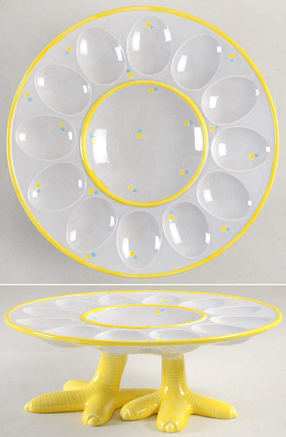 Fantasy Fair Deviled Egg Plate by Fitz & Floyd-1