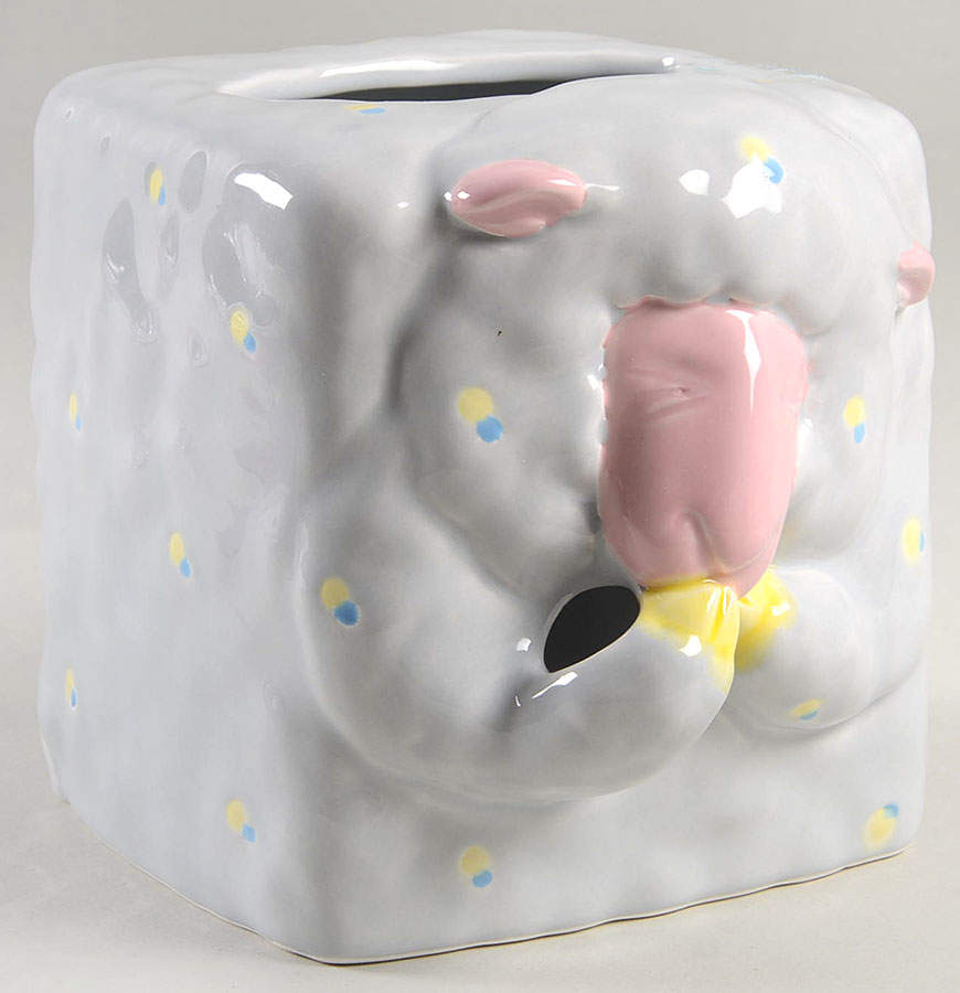 Fantasy Fair Square Tissue Box Cover by Fitz & Floyd-1