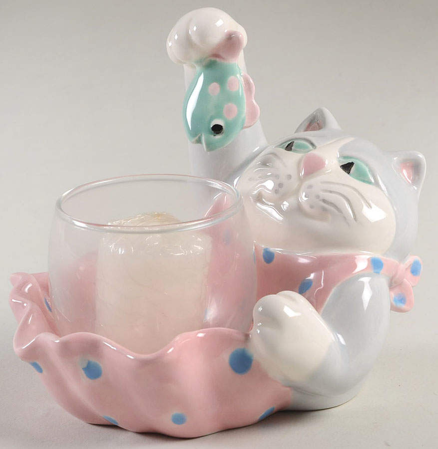 Fantasy Fair Votive Candleholder with Glass Globe by Fitz & Floyd-1
