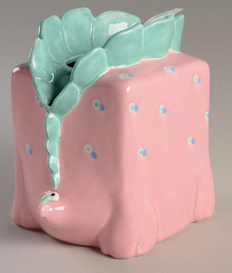 Fantasy Fair Square Tissue Box Cover by Fitz & Floyd-1