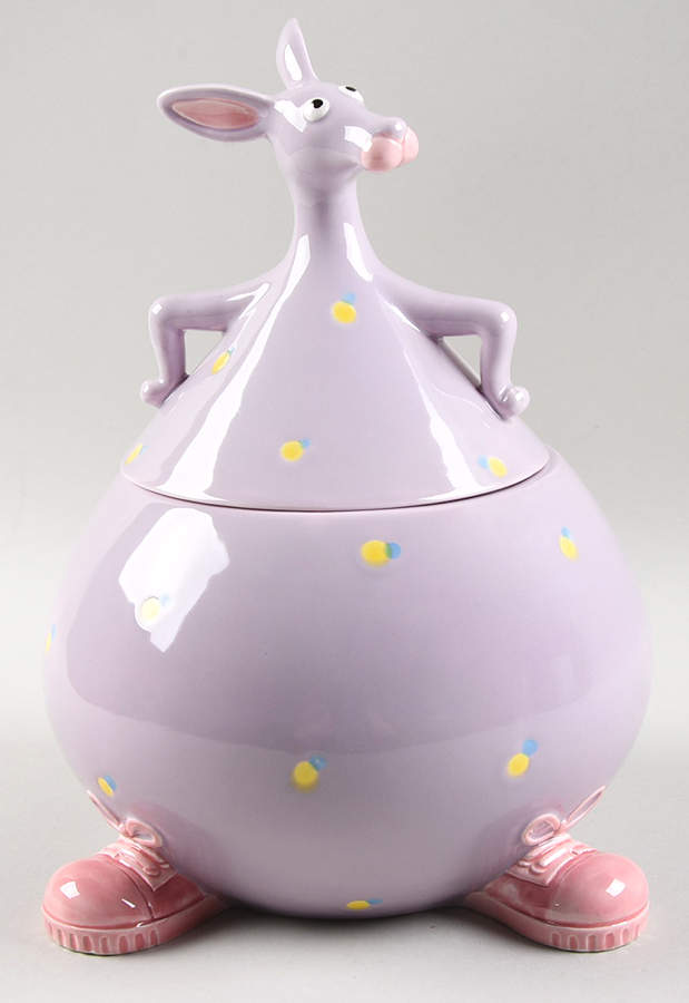 Fantasy Fair Figural Cookie Jar & Lid by Fitz & Floyd-1