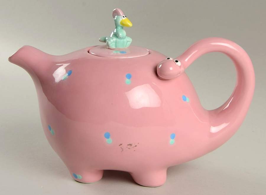 Fantasy Fair Teapot & Lid by Fitz & Floyd-1