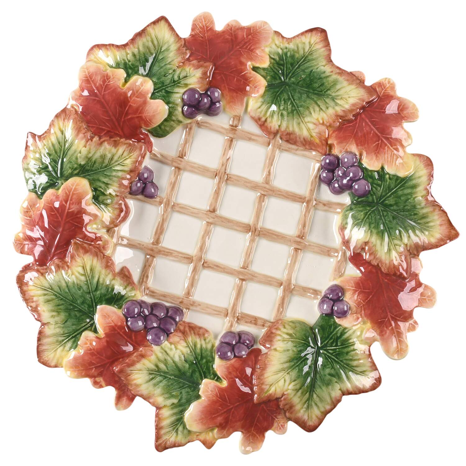 Autumn Splendor Canape Plate by Fitz and Floyd-1