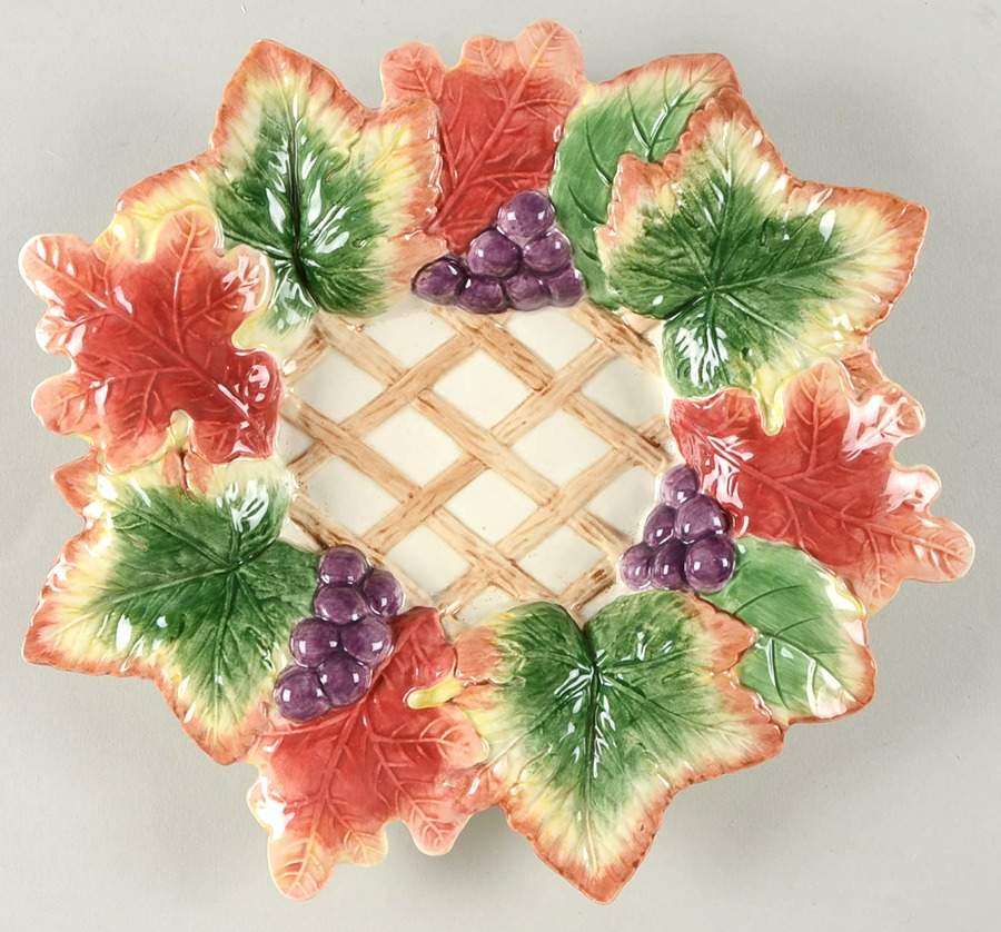 Autumn Splendor Small Oval Tray by Fitz & Floyd-1