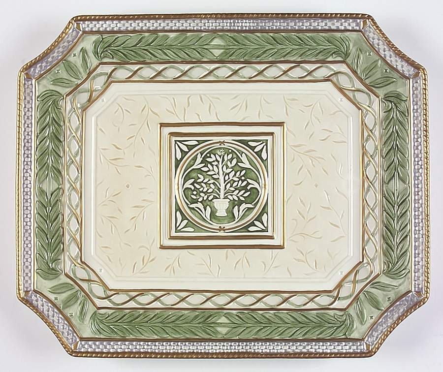 Gregorian Collection 16" Oval Serving Platter by Fitz & Floyd-1