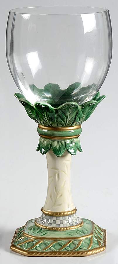Gregorian Collection Glassware Goblet by Fitz & Floyd-1