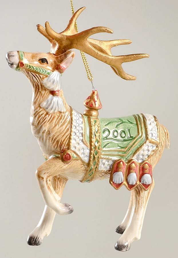 Gregorian Collection Deer Ornament by Fitz & Floyd-1