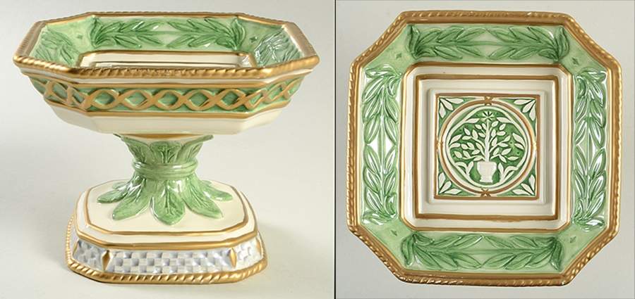Gregorian Collection 4" Pillar Candleholder by Fitz & Floyd-1