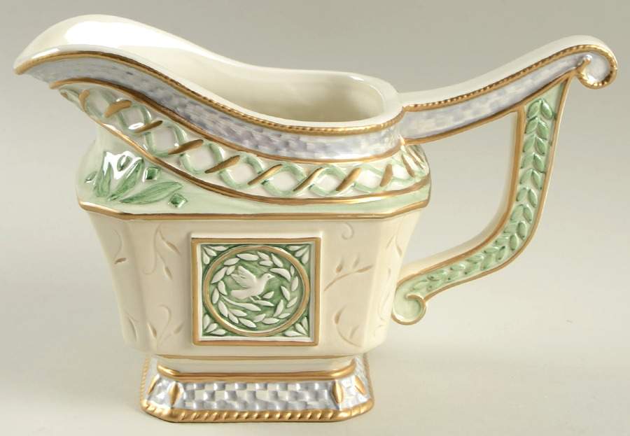 Gregorian Collection Gravy Boat by Fitz & Floyd-1