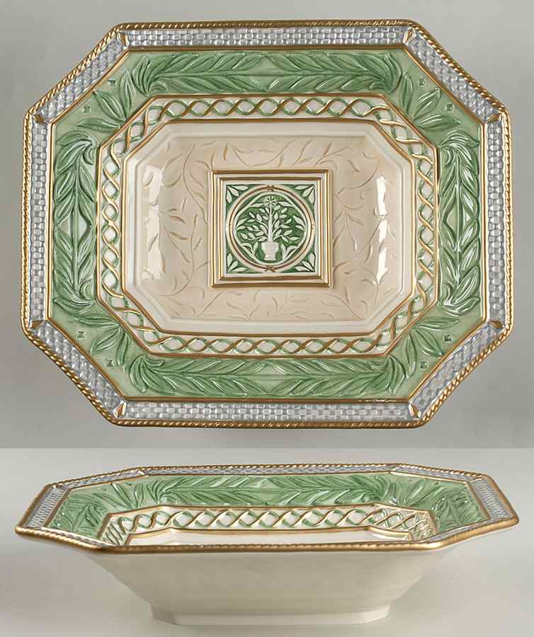 Gregorian Collection 11" Oval Vegetable Bowl by Fitz & Floyd-1