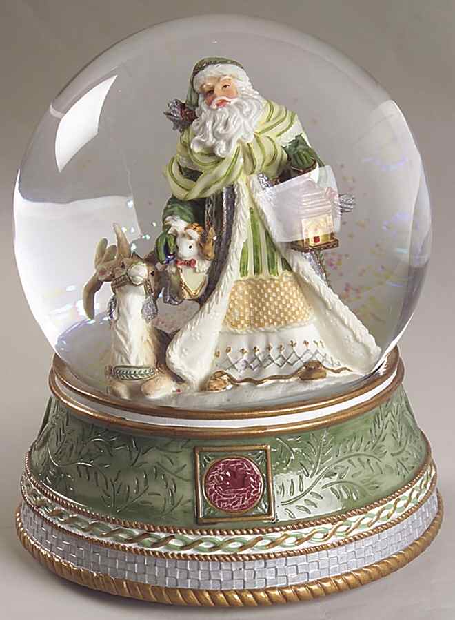 Gregorian Collection Musical Water Globe by Fitz & Floyd-1
