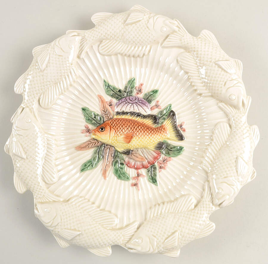 La Mer Canape Plate by Fitz & Floyd-1