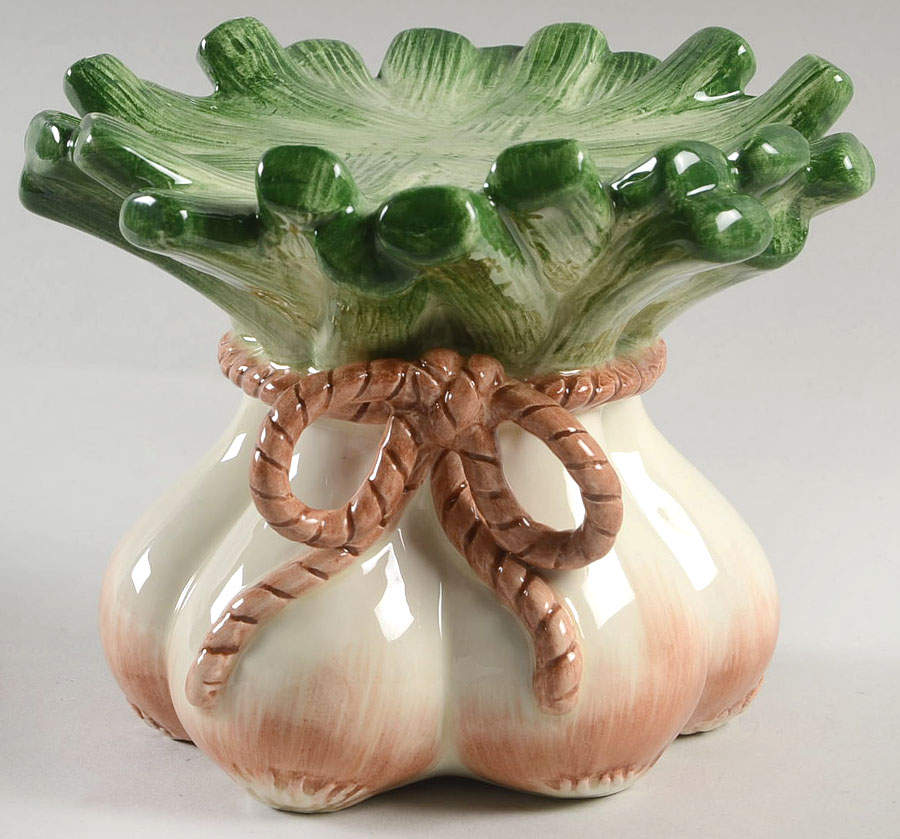 Gardening Gourmet 4" Pillar Candleholder by Fitz & Floyd-1
