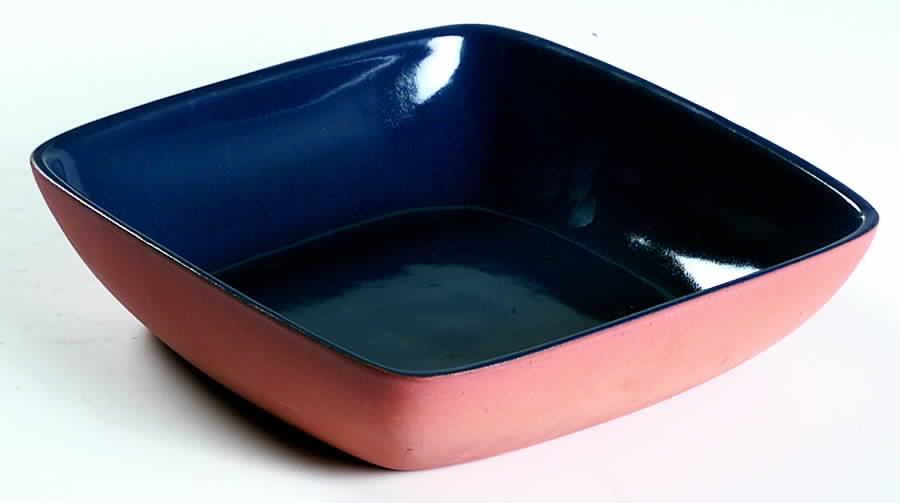 Southwest Collection Navy Blue 8" Square Vegetable Bowl by Frankoma-1