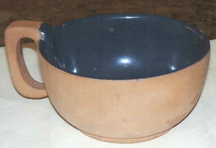 Southwest Collection Navy Blue Soup Mug by Frankoma-1