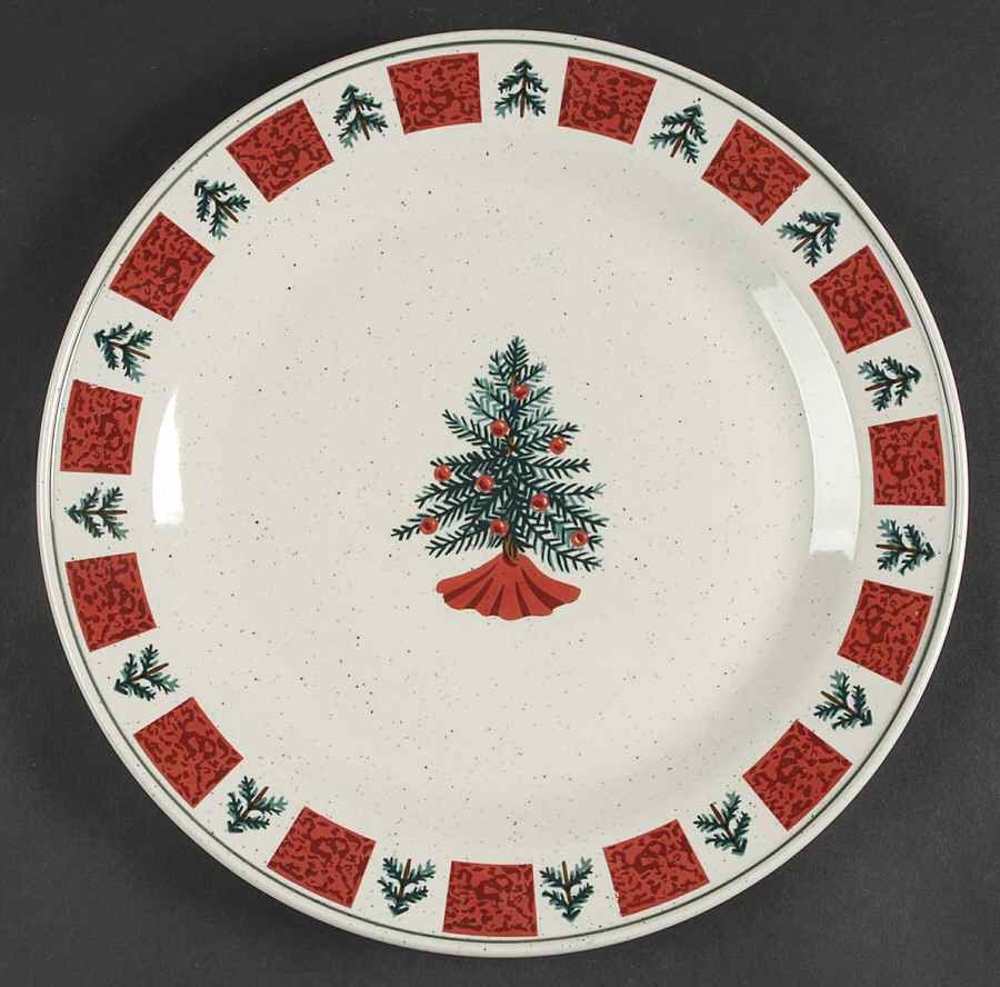 Holiday 12" Chop Plate (Round Platter) by Folkcraft-1