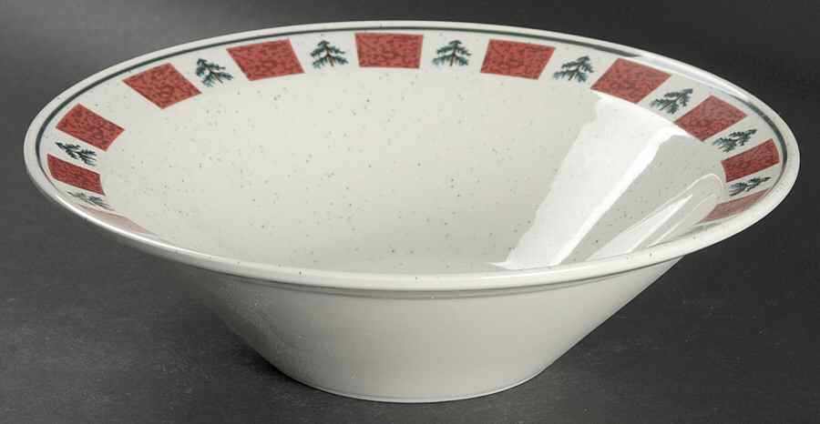 Holiday 9" Round Vegetable Bowl by Folkcraft-1