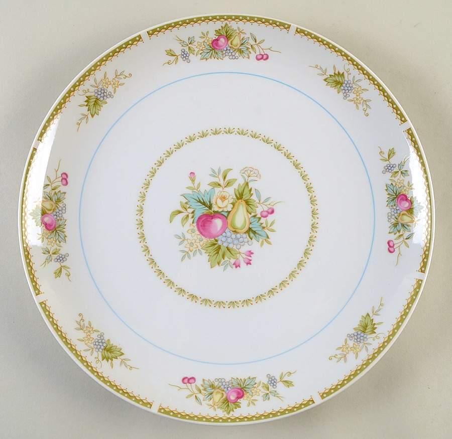 Cornucopia 12" Chop Plate (Round Platter) by Fine China of Japan-1