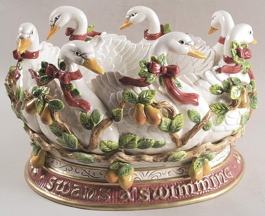 Twelve Days of Christmas Centerpiece by Fitz & Floyd-1