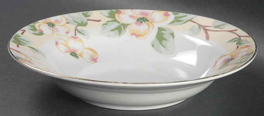 Dogwood Rim Soup Bowl by Fairfield-1